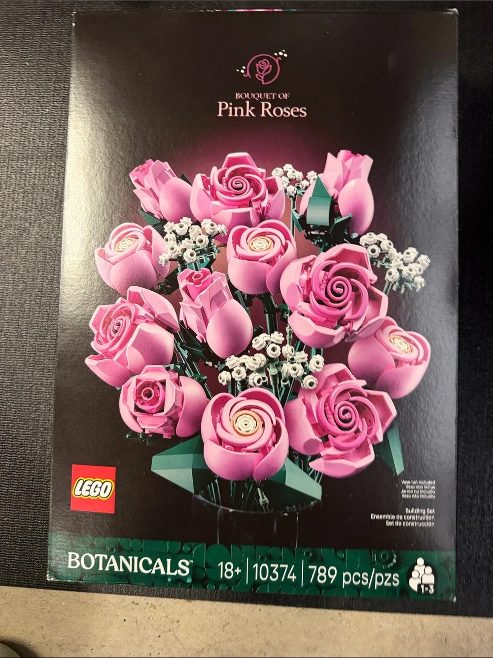 Lego Pink Roses Botanicals Bouquet Decorative Set